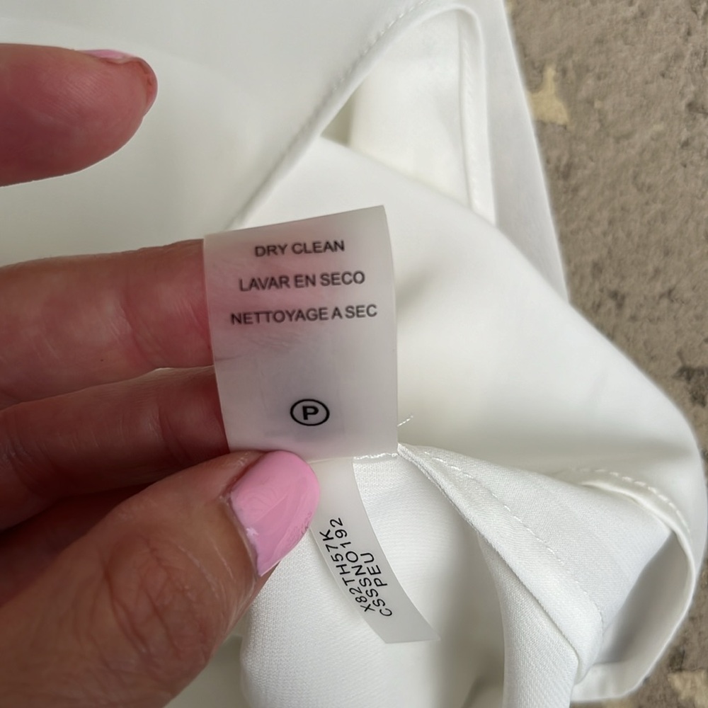 Like new Calvin Klein asymmetrical sleeveless dressy top - Picture 10 of 11
